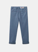 Sky blue COMFORT PANTS LOBLAGE / 24H3PGL1CFPC201