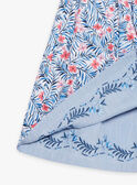 Reversible skirt with flowery print child girl CYAJUPETTE / 22E2PFK1JUP001