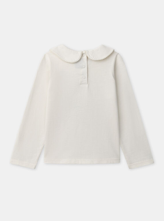 Ivory TEE SHIRT LS NLEGLANETTE / 25H2PFT1TML005