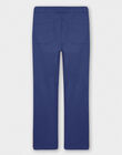 Child girl blue milano pants CLOPINETTE1 / 22E2PFF1PAN070