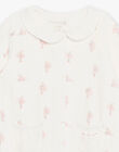 Baby girl's polka dot and ostrich print pajamas DORICE_B / 22H0NFH1GRE001