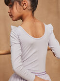 Lilac long-sleeved bodysuit GRIDYETTE / 23H2PFE1BODH700