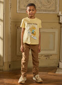 Straw yellow TEE SHIRT SS MLAFOAGE / 25E3PGK1TMC104