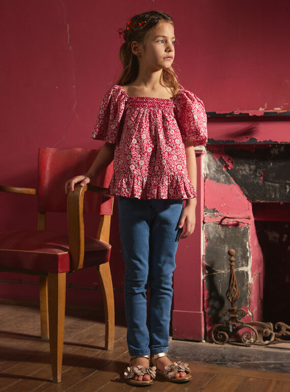 Red BLOUSE MODOLETTE / 25E2PFJ1CHEF506