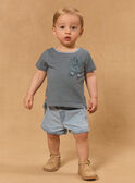 Greyish blue TEE SHIRT MARIN / 25E1BGP1TEE205