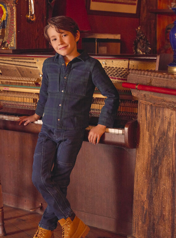 Navy OVERSHIRT LYSURAGE / 24H3PGO1SCH070