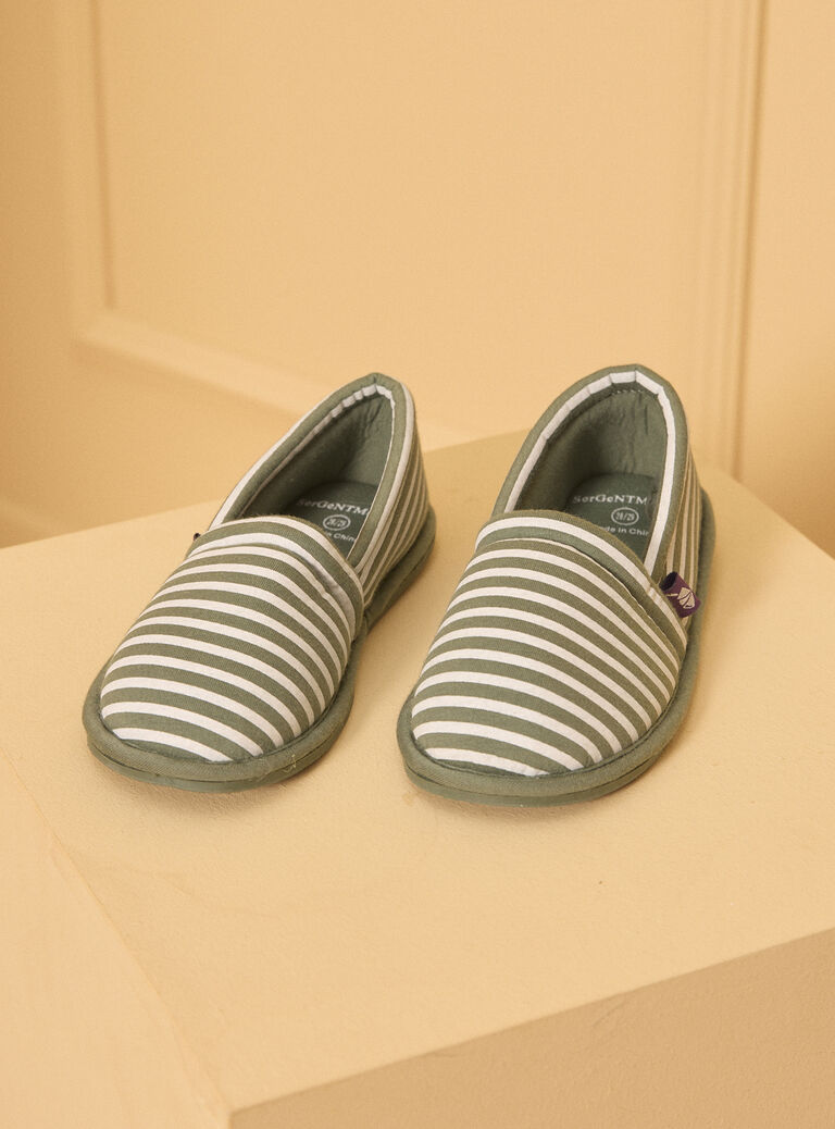 Kaki SLIP-ON SLIPPERS Kaki SLIP-ON SLIPPERS LITOFLAGE / 24F10PG31D0B604