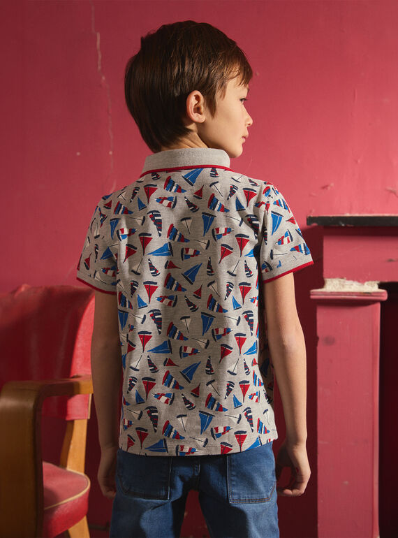 Grey POLO SHIRT MONOPLAGE / 25E3PGJ1POLJ920