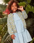 Navy blue floral print teddy FATEDETTE / 23E2PF81CAR070
