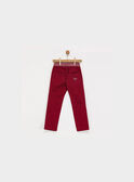 Dark burgundy pants PEBLOAGE / 18H3PGD1PAN503