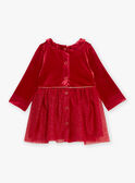 Red velvet dress GATATIANA / 23H1BFN2ROBF529
