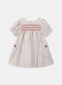 Smocked striped dress KAIVONNE / 24E1BFC2ROB114