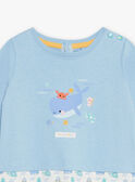 Baby boy whale romper and socks CEIACOB / 22E5BG51GREC232