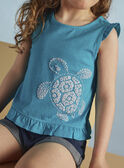 Turquoise TANK TOP CAUJERETTE  2 / 22E2PFT1DEB202