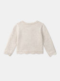 Heathered off white CARDIGAN LAJOSIANE / 24H1BFM1CAR006