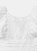 Embroidered off-white dress KREBRETTE / 24E2PFL3ROB001