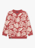 Red tropical print sweatshirt FICOLAGE / 23E3PGD1SWE303