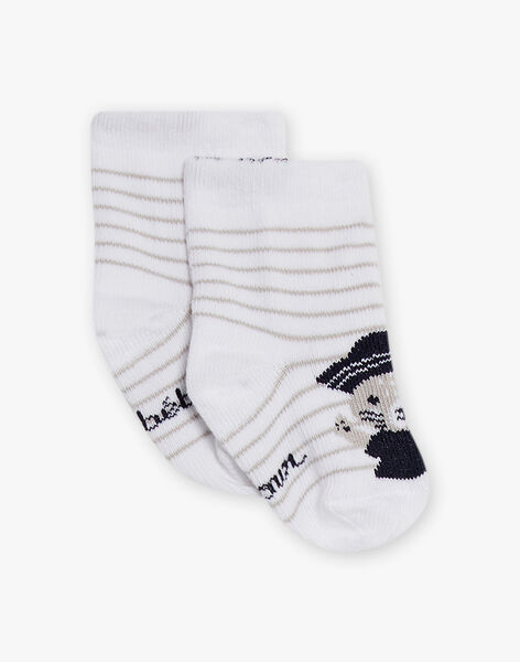 White striped baby boy socks CAMILORD / 22E4BGH1SOQ000