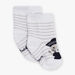 White striped baby boy socks