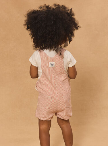 Beige SHORT DUNGAREES Beige SHORT DUNGAREES MAROMAIN / 25E1BGP1SACI814