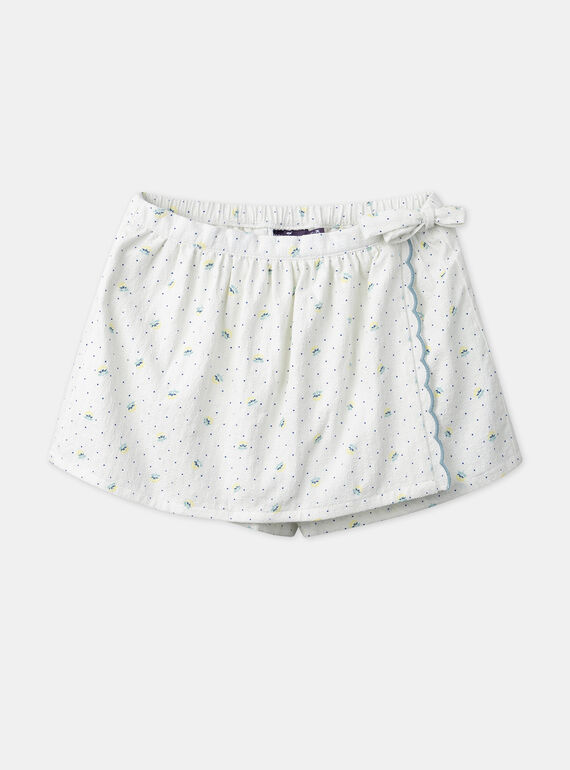 Ivory MINI SHORT SKIRT KLIJUPETTE / 24E2PFR1JPS005