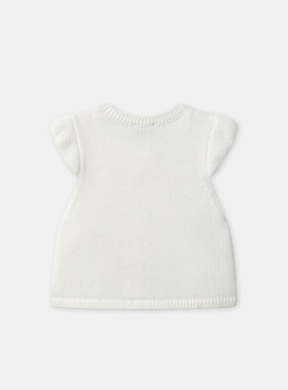 Off white CARDIGAN WHITHOUT SLEEVES NARUBY / 25H1BFV1CSM009