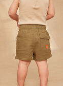 Green shorts with pockets KATIAGO / 24E1BGO1SHO633