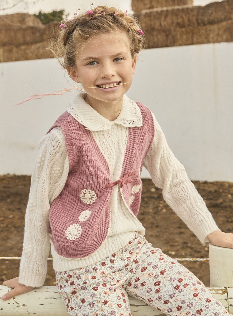 Off white PULLOVER MAPULETTE / 25E2PF71PUL001