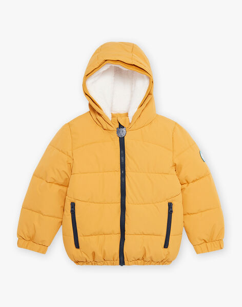 Yellow hooded jacket DECOURTAGE / 22H3PGM1D3E107