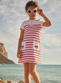 Embroidered Striped Sailor Dress KEROBETTE / 24E2PF41ROB001
