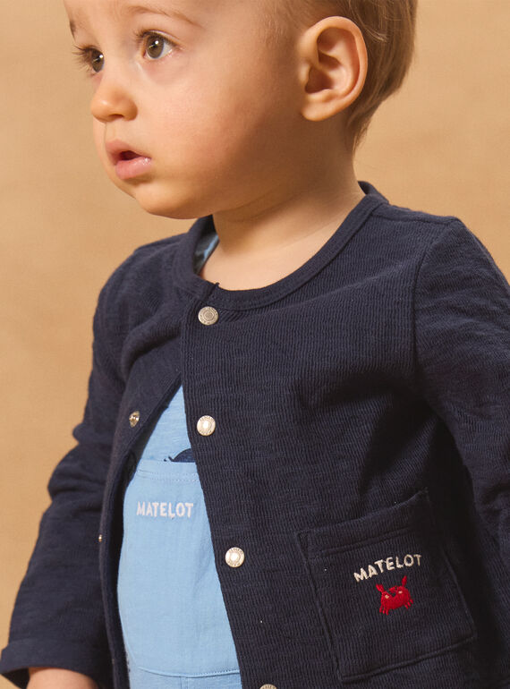 Navy KIDS CARDIGAN MAVIVIEN / 25E1BGQ1GIL070