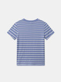 Violet blue TEE SHIRT SS MEMONKAGE / 25E3PG81TMC221