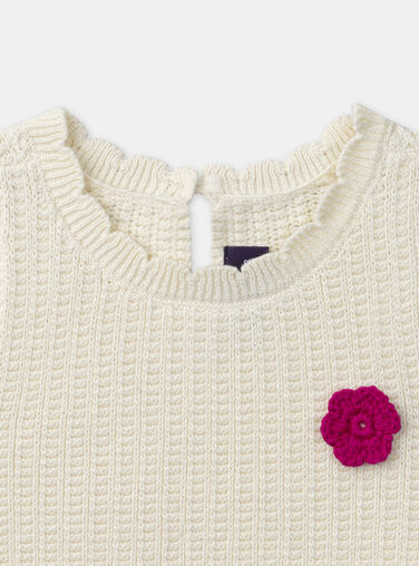 Off white CARDIGAN WHITHOUT SLEEVES NAARIA / 25H1BFJ1CSM002