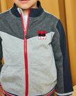 Grey and red basketball jogging top DIBOAGE A SUPP / 22H3PGL1JGHJ921