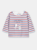 Striped Long Sleeve T-shirt for Baby Boy KACREDO / 24E1BG41TML001