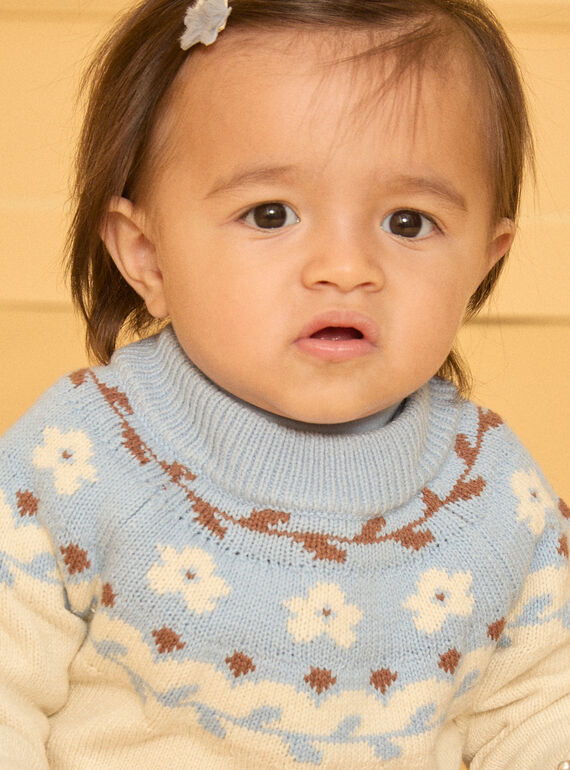 Heather beige PULLOVER LAROSE / 24H1BFS1PULA011