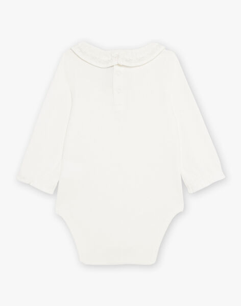 Ecru long sleeve bodysuit DARENE / 22H1BFY1BOD001