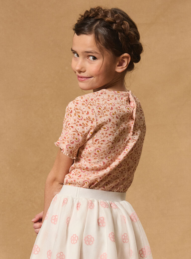 Peach TEE SHIRT SS MIXETTE 2 / 25E2PF51TMC311