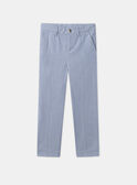 Water blue PANTS MREPANTAGE / 25E3PGL2PAN213