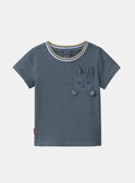 Greyish blue TEE SHIRT MARIN / 25E1BGP1TEE205