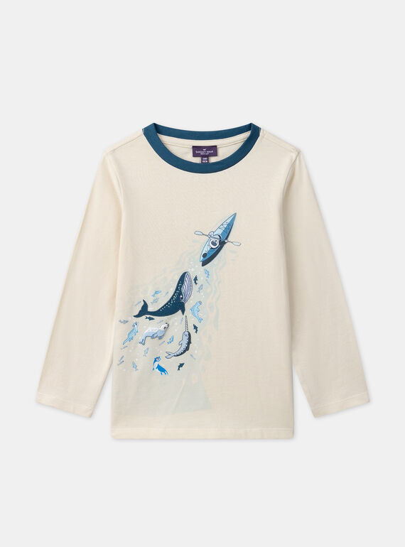 Off white TEE SHIRT LS LARICHAGE / 24H3PGR1TMLA001