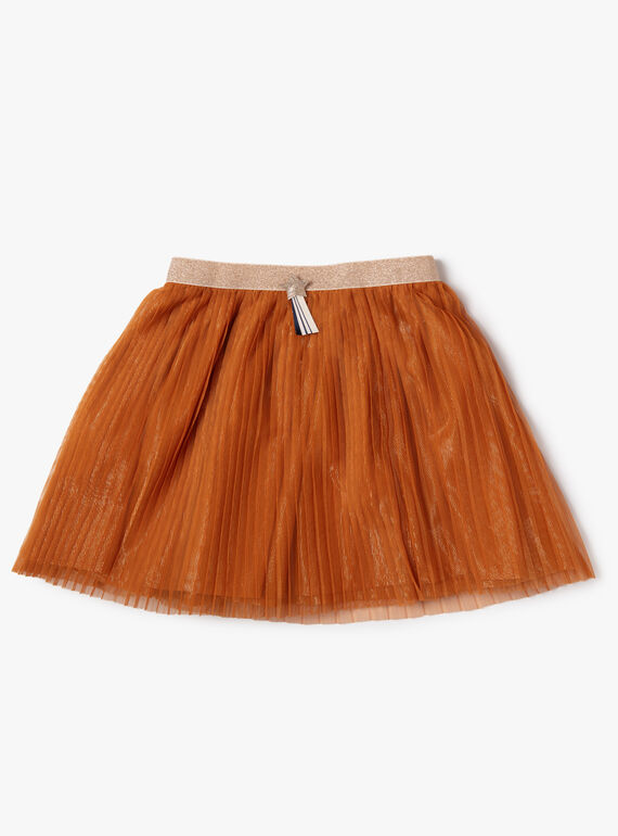 Light brown SKIRT VOULOETTE / 20H2PFY1JUP804