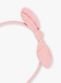 Pink corduroy headband DLOLATETTE / 22H4PFC2TET301
