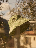 Light green HAT MLEBOBAGE / 25E4PGO1CHAG600