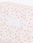 Soft pink birth kit with floral print FONTAINA / 23E0AF61TRN321