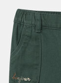 Green PANTS NAFLO / 25H1BGS2PAN608