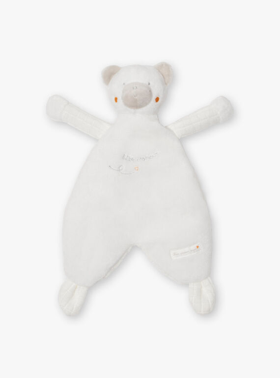 Ecru teddy bear plush baby girl BOROMAN / 21H0AM41JOU001