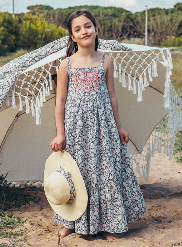 Blue SUNBATHING DRESS MRASORETTE / 25E2PFR1RBSC243