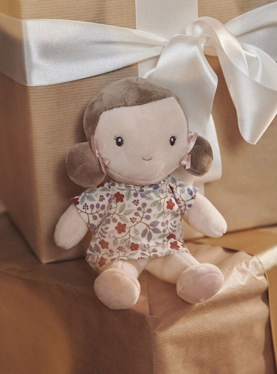 Little Girl Doll beige rag doll SMAPE0085FILLE / 23J7GF32PCH099