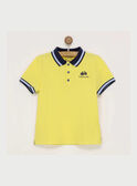 Golden yellow Polo shirt RIHANAGEX / 19E3PGF1POL106